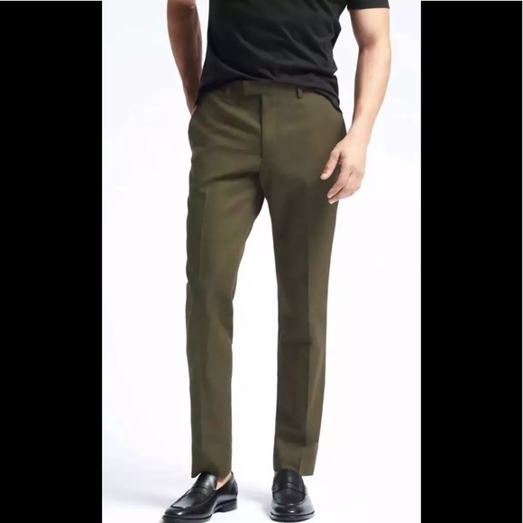 slim fit cotton pants